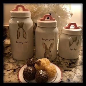 Rae Dunn Easter Canisters